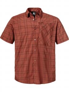 Schöffel Рубашка на пуговицах 'Frolya' красная, Regular fit
