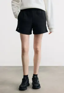 Флисовые короткие спортивные штаны Lacoste, Black