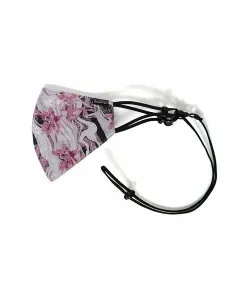 Маска с принтом мраморных цветов TORNADO MART