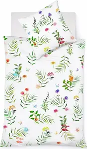 Постельное белье Mako satin Bed Art S Rochdale multicolor 155x220 см + 80x80 см Fleuresse