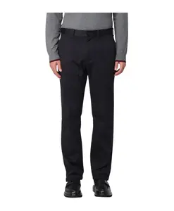 Классические хлопковые брюки прямого кроя Calvin Klein, черный