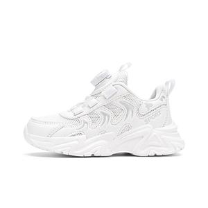 Детские кроссовки для бега, устойчивые к истиранию, дышащие Bull charm, белый