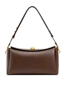 Сумка Carrousel среднего размера AMI Paris, коричневый