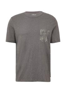 Рубашка s.Oliver, серый/темно-серый