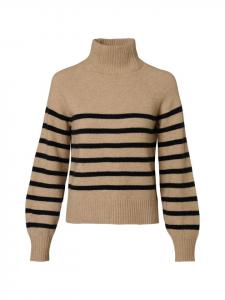 Полосатый свитер Кэролайн Тенсен Дэнвилл, цвет песочный/черный Mart Visser