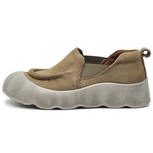 Низкие повседневные туфли женские ARTMU, 9655-1 Light Khaki