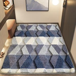 Dajiang Ковер 60х90 см для прихожей, нескользящий, в стиле Riviera, средней толщины