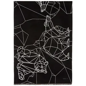 Шарф EA7 EMPORIO ARMANI Mountainide, черный