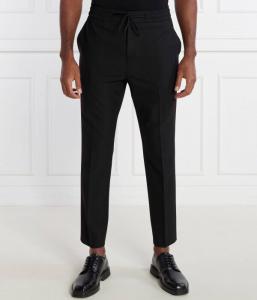 Брюки мужские Hugo шерстяные прямые, черный