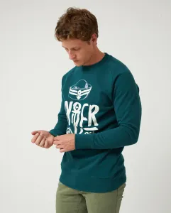 Мужская худи без капюшона приталенная Altonadock, зеленый