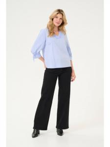 Блузка Kaffe, цвет light blue pin stripe