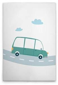 Картина на холсте A.S. Création Cars 3 цвет weissgrünblaugrau