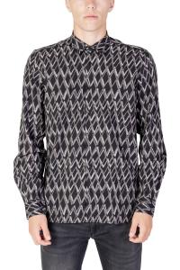 Рубашка Antony Morato с геометрическим рисунком, черный