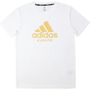 Футболка Adidas Boxing, белый/желтый