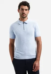 Поло с застежкой-молнией No Excess, Blue