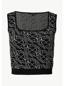 Comma Вязаный жилет цвета 99X4_черный