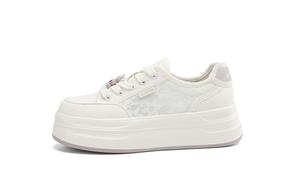 HLA Низкие женские кроссовки для скейтбординга бежево-фиолетового цвета