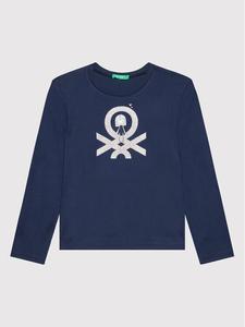 Блуза стандартного кроя United Colors Of Benetton, синий