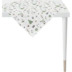Скатерть 3710 Apelt, зеленый/белый