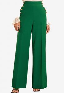 Брюки Love & Roses MILITARY WIDE TAILORED , Green