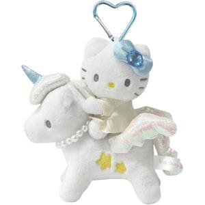 Брелок Hello Kitty с талисманом, плюшевый кулон Unicorn Dolls высота 12,4 см Sanrio