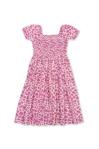 Платье со сборками жирафа Kite, фиолетовый