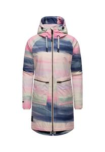 Зимнее пальто с целостным принтом Ragwear, цвет Ecru