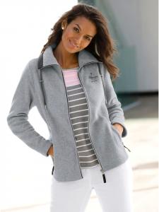 Флисовая куртка светло-серого меланжевого цвета WITT WEIDEN