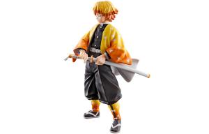 Zenitsu Agatsuma Glass Factory, Demon Slayer Kimetsu No Yaiba, поза с мечом, бонусные фигурки в масштабе BANPRESTO