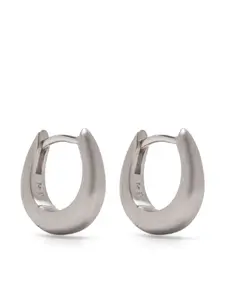 Атласные серьги-хаги Tom Wood, серебяный