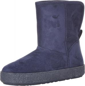 Женские утепленные ботинки Amazon Essentials, Navy Microsuede