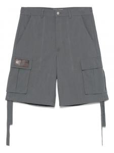 Хлопковые шорты-карго Carrer, серый