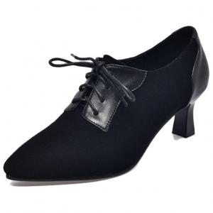 Devanro Тонкие каблуки на шпильке 5 см женские черные, цвет Black