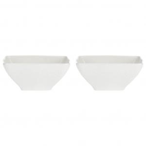 La Porcellana Bianca Набор из 2 квадратных мисок, глубина 22 см P003800922Z