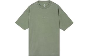 Футболка унисекс серо-зеленая Converse