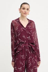 Блузка Armani Exchange, бордовый