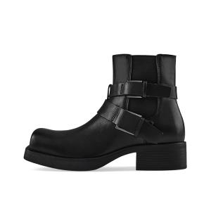 Женские ботинки на шнуровке из коровьей кожи ASH, черный