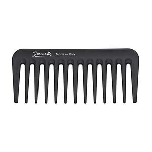 Расческа для волос маленькая, черная, 1 шт. Janeke Mini supercomb