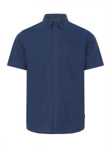 BLEND Рубашка на пуговицах 'BHLins' синего цвета Regular fit