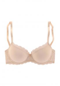 Бюстгальтер Evita с чашечками и кружевным бантом Lascana, желтый