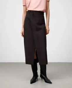 Асимметричная юбка-пиджак Adolfo Dominguez, коричневый