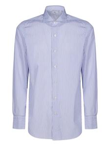 Finamore 1925 Napoli рубашка в полоску, синий