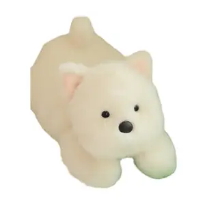 Милые плюшевые куклы щенков вест хайленд уайт терьера высота 60см/30см/45см Bitter purchase