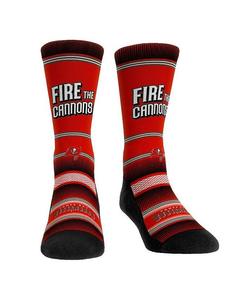 Мужские и женские носки Tampa Bay Buccaneers Team Slogan Crew Socks Rock 'Em, мультиколор