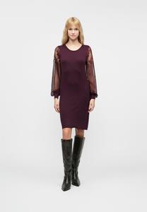 Платье ONLY ONLLACEY O NECK DRESS, Winetasting /Bordeaux