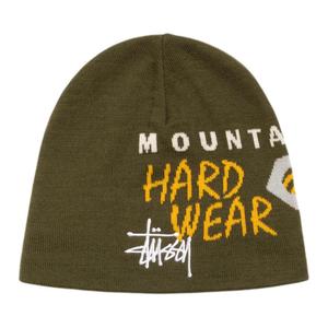 Stussy MOUNTAIN HARDWEAR X MOUNTAIN HARDWEAR Co brand Beanies Unisex Green