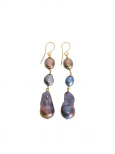 Серьги-подвески Jil Sander, золотистый