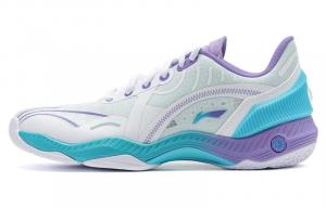 Кроссовки Raid Badminton унисекс с низким верхом, белые/королевские синие Lining