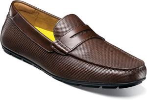 Мужские слипоны Florsheim Motor Moc Toe Penny Driver, коричневый