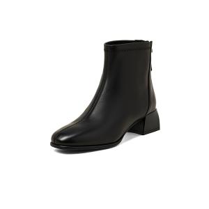 Ботильоны женские цвета экрю, молочный чай, черный COMELY, Black